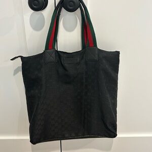Gucci Black Nylon tote bag